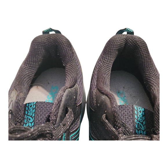 ASICS Gel Venture 8 Running Shoes Sneakers Women Size 8.5 Black/Blue Green - Picture 6 of 6